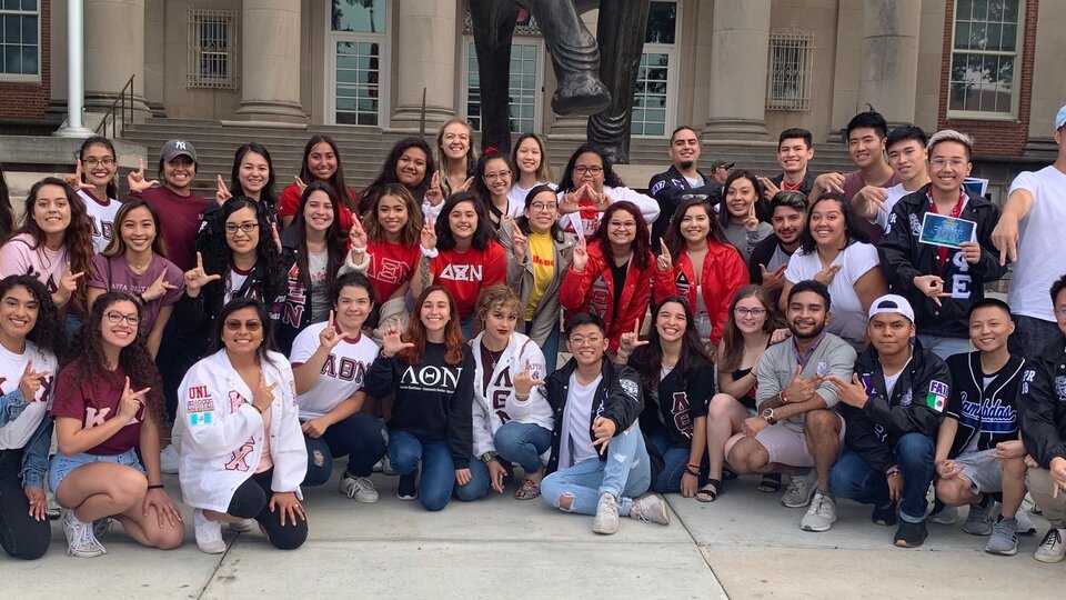 A Group Shot of the Multicultural Greek Council